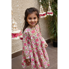 Load image into Gallery viewer, Waterfall Frock and Trouser 2 Piece Set (0-7 years)