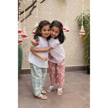 Load image into Gallery viewer, Roowi Blue Kurta and Trouser 3 Piece (0-7 years)
