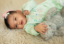 Load image into Gallery viewer, Serene Green Shalwar Kameez (0-6m)