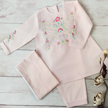 Load image into Gallery viewer, Blossom Pink 3 Piece Shalwar Kameez (6m-3yrs)