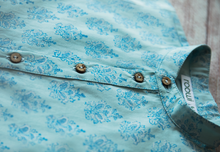Load image into Gallery viewer, Forget-me-not Blue Kurta Pajama (6m-3yrs)