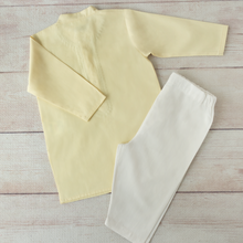 Load image into Gallery viewer, Dandelion Yellow Kurta Pajama (6m-3yrs)