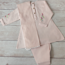 Load image into Gallery viewer, Blossom Pink 3 Piece Shalwar Kameez (6m-3yrs)