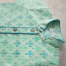 Load image into Gallery viewer, Pistachio Green Kurta Pajama (6m-3yrs)