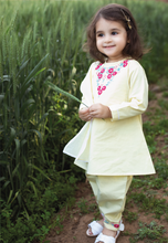 Load image into Gallery viewer, Buttercup Yellow 3 Piece Shalwar Kameez (6m-3yrs)