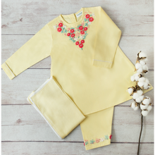 Load image into Gallery viewer, Buttercup Yellow 3 Piece Shalwar Kameez (6m-3yrs)
