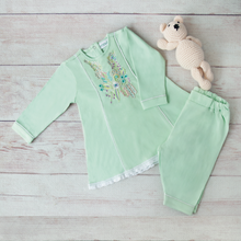 Load image into Gallery viewer, Serene Green  Shalwar Kameez (0-6m)
