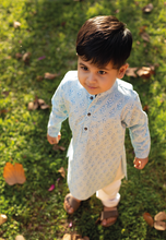 Load image into Gallery viewer, Forget-me-not Blue Kurta Pajama (6m-3yrs)
